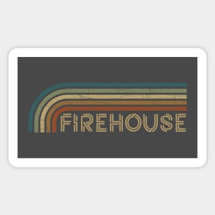 Firehouse Retro Stripes Sticker